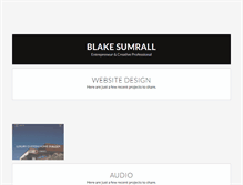 Tablet Screenshot of blakesumrall.com